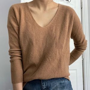 Madewell Warmlight V-Neck Pullover Sweater S